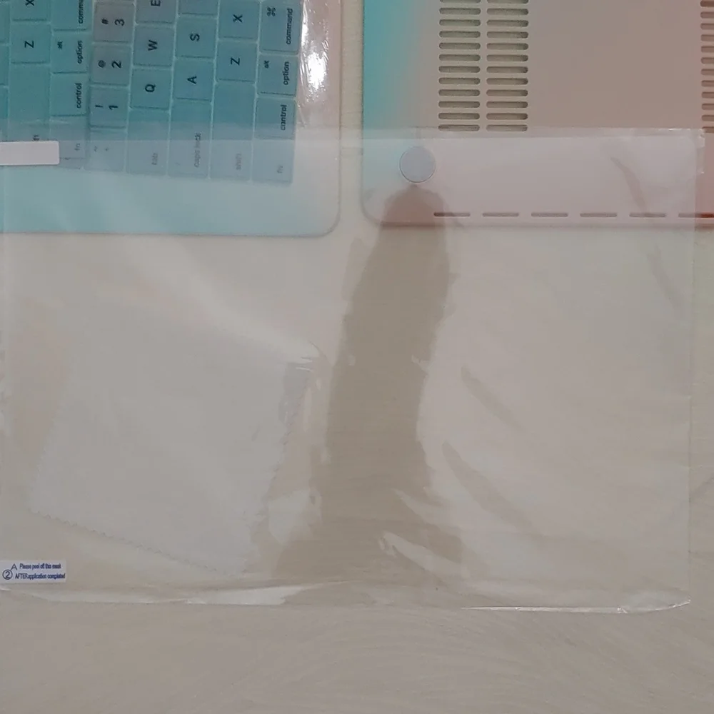 Macbook Case with Glass Screen protector and 2 Touch Bars, New unused